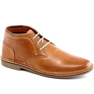 Steve Madden P-IVON 217 Tan Leather Ankle Shoes 14